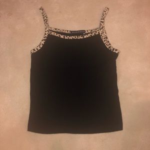 RARE cheetah print brandy tank